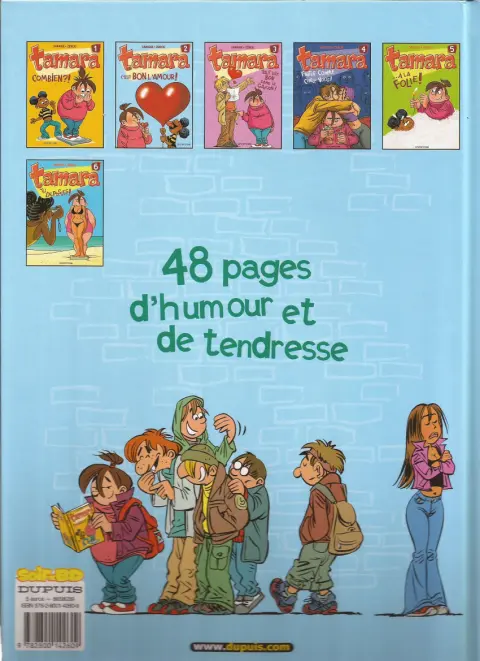 Verso de l'album Tamara Tome 2 C'est BON l'amour !