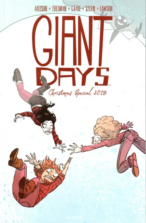 Verso de l'album Christmas Special Faith au pays des Merveilles + Giant Days Christmas Special 2018