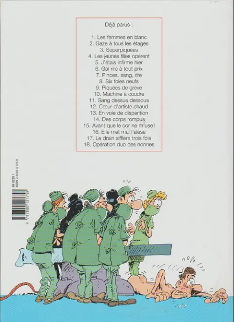 Verso de l'album Les Femmes en Blanc Tome 13 En voie de disparition