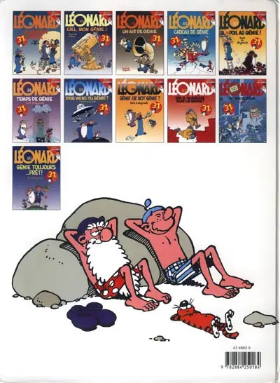 Verso de l'album Léonard Tome 21 Un air de génie