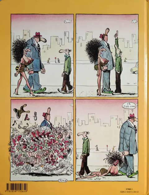 Verso de l'album Édika Tome 1 Débiloff Profondikoum
