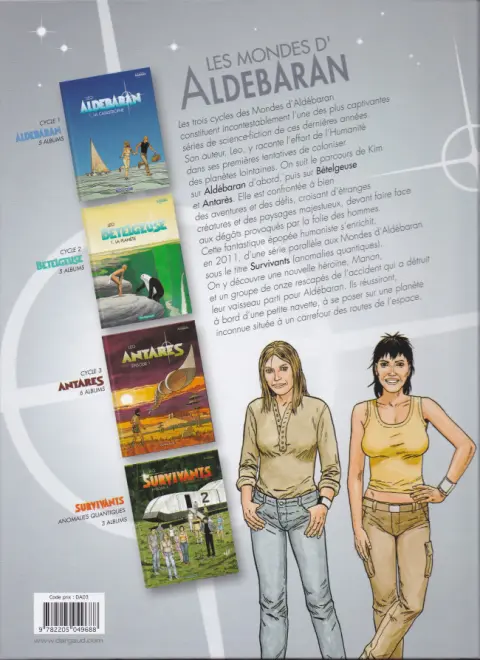 Verso de l'album Aldébaran Tome 2 La blonde
