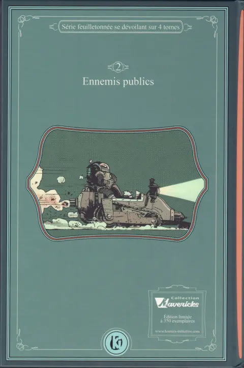 Verso de l'album Parias 2 Ennemis publics