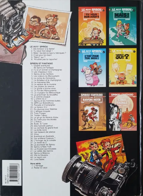 Verso de l'album Le Petit Spirou Tome 5 Merci qui ?