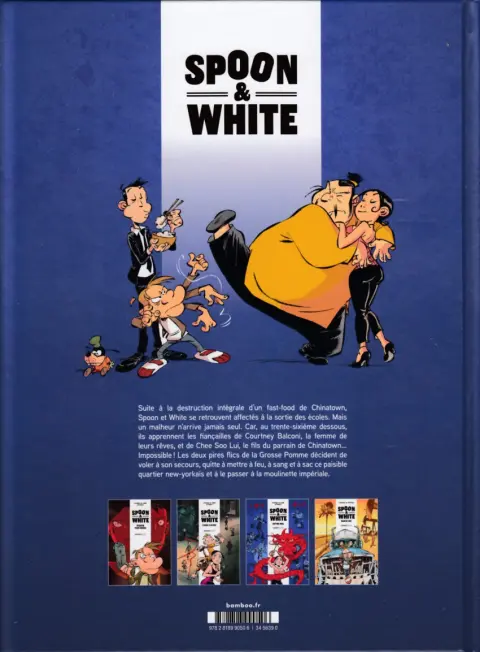 Verso de l'album Spoon & White Tome 3 Cop Mic Mac