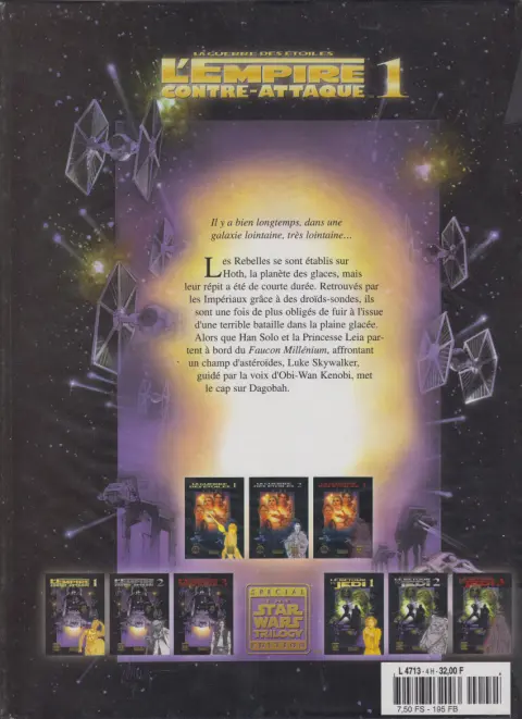 Verso de l'album Star Wars - Albums BD - Photo Tome 4 L'Empire Contre-Attaque 1