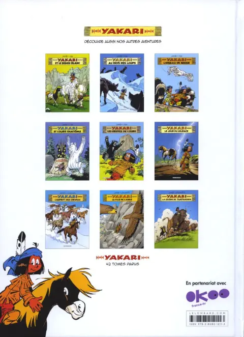 Verso de l'album Yakari Tome 34 Le retour du lapin magicien