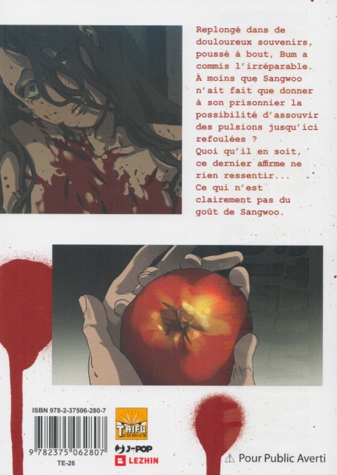 Verso de l'album Killing Stalking 1