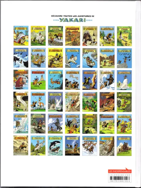 Verso de l'album Yakari Tome 14 Le vol des corbeaux