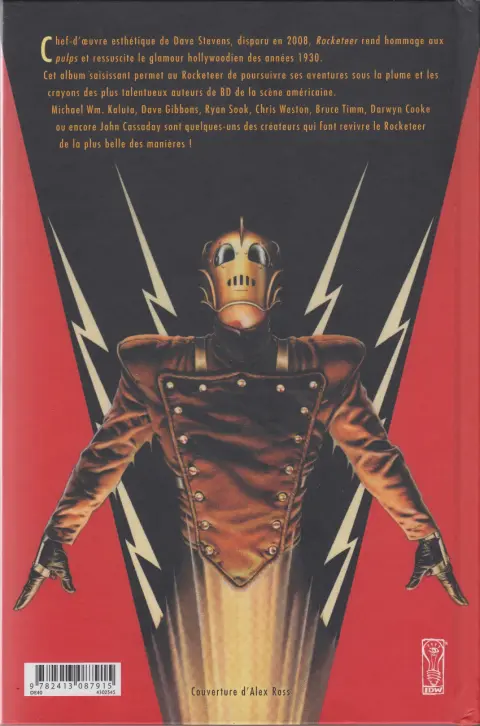 Verso de l'album Rocketeer : Nouvelles Aventures Tome 2
