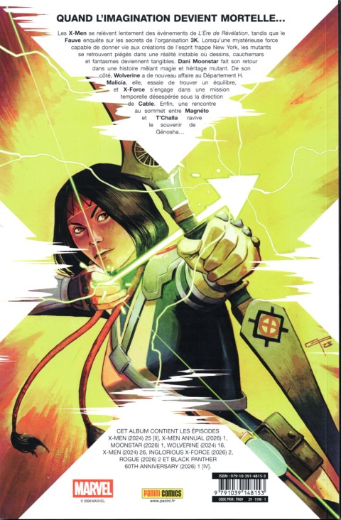 Verso de l'album X-Men - Shadows of Tomorrow Volume 03