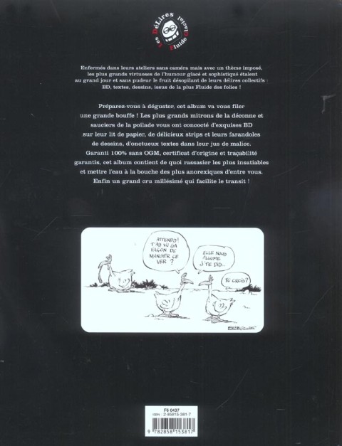 Verso de l'album Les Délires Fluide Glacial La bouffe !