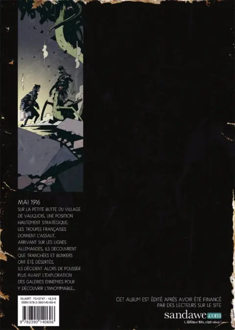 Verso de l'album Dessous Tome 1 La montagne des morts