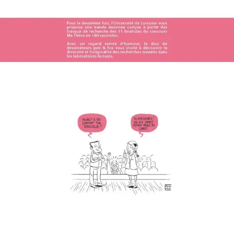 Verso de l'album 11 Thèses en BD Tome 2 Edition 2017