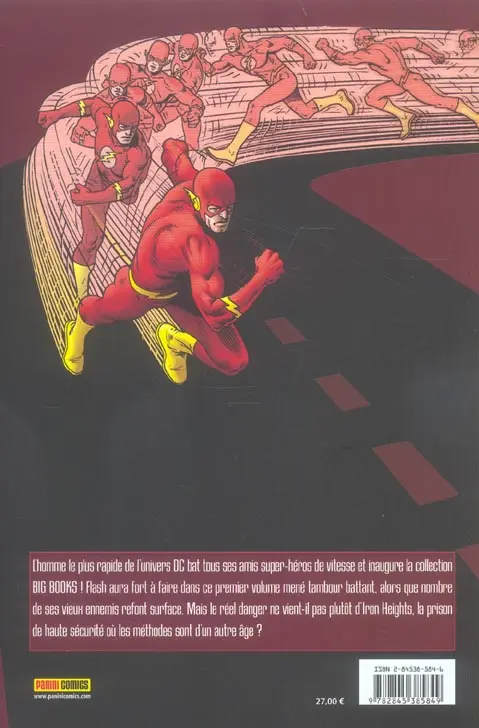 Verso de l'album Flash - Un nouveau départ