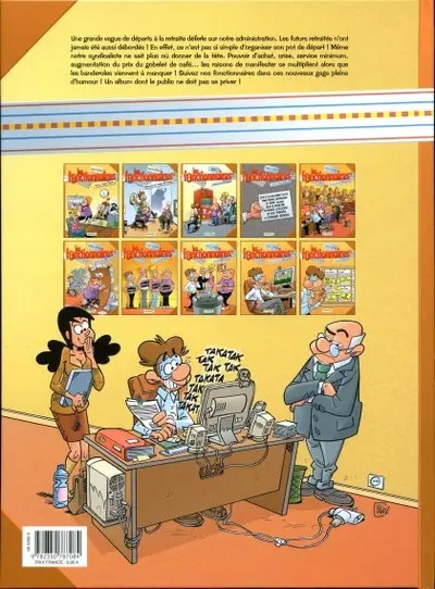 Verso de l'album Les Fonctionnaires Tome 10 Plein pots !