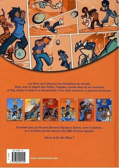 Verso de l'album Foot 2 rue Tome 7 Les nouveaux bleus