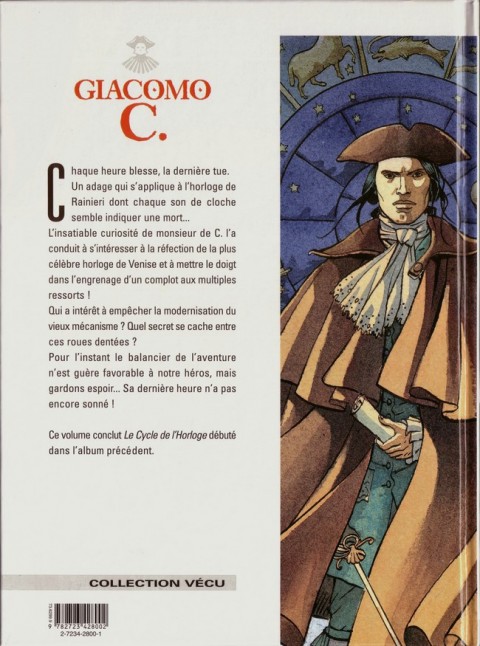 Verso de l'album Giacomo C. Tome 10 L'ombre de la tour