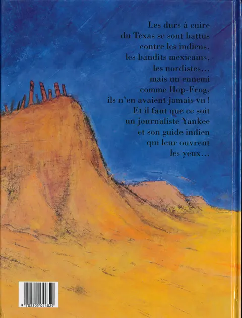 Verso de l'album Hiram Lowatt & Placido Tome 1 La Révolte d'Hop-Frog