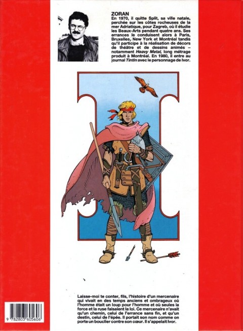 Verso de l'album Ivor Tome 1 Un jour, un mercenaire