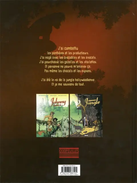 Verso de l'album Johnny Jungle Tome 1 Première partie