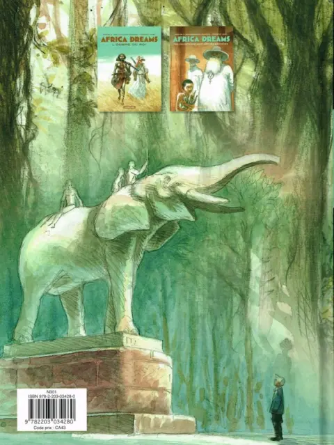 Verso de l'album Africa Dreams Tome 2 Dix volontaires sont arrivés enchaînés