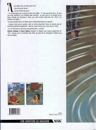 Verso de l'album Marie Tempête Tome 2 La fontaine aux Faées
