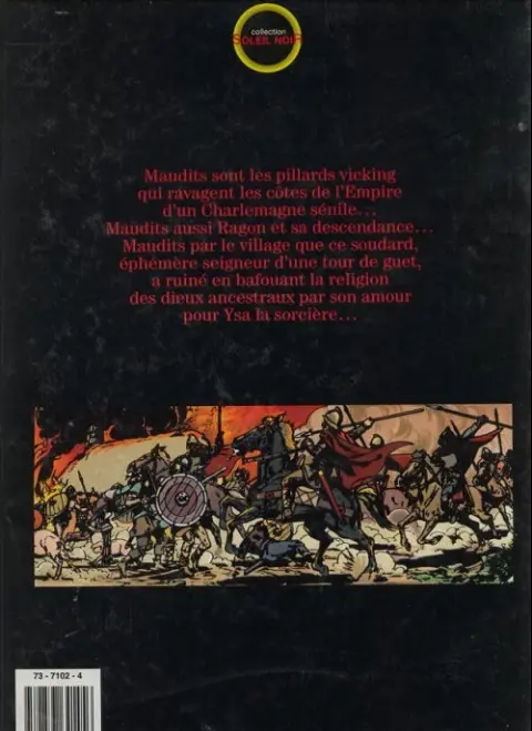 Verso de l'album Les Maudits Tome 1 La sorcière et le soudard