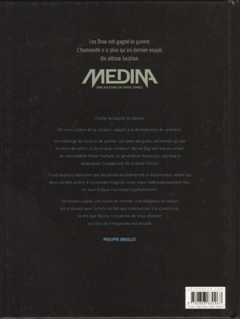 Verso de l'album Medina Tome 3 Les sacrifiés