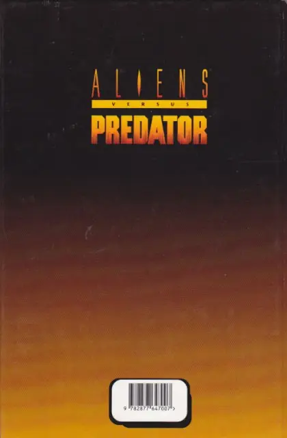 Verso de l'album Aliens versus Predator Tome 1 Une chasse à l'homme (1)