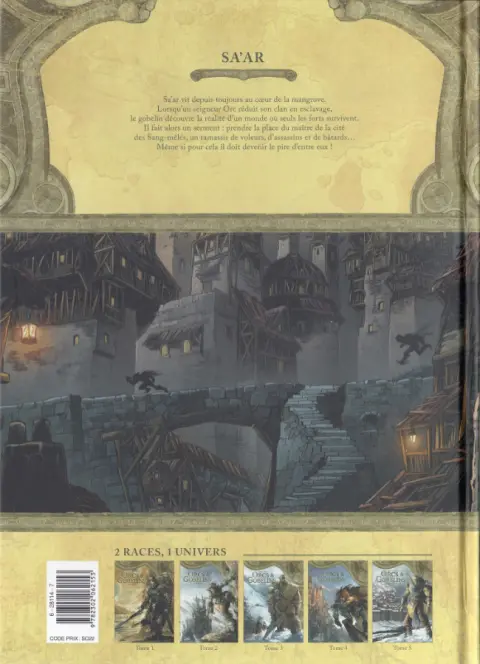 Verso de l'album Orcs & Gobelins Tome 4 Sa'ar