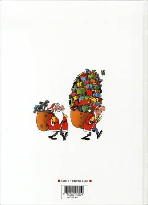 Verso de l'album Père Noël & Fils Tome 1 Bulles de Noël