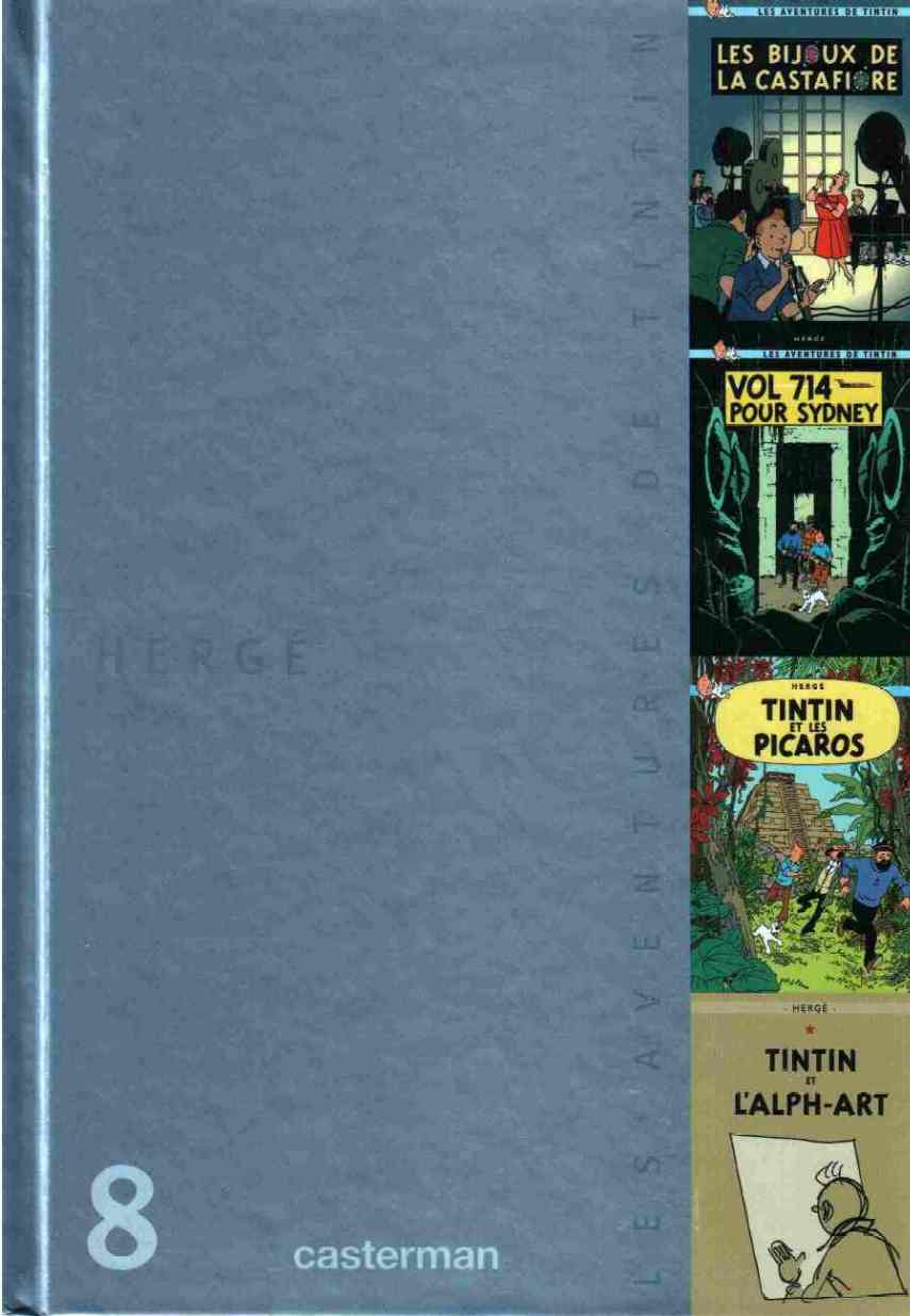 Couverture de l'album Tintin Coffret 75ème anniversaire Volume 8