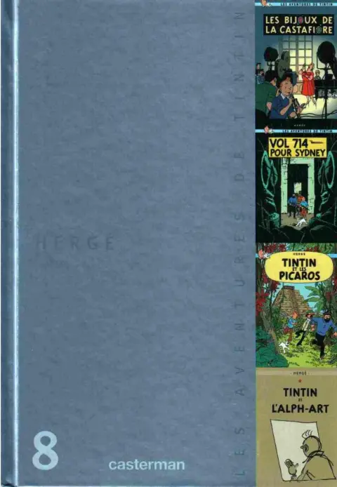 Tintin Coffret 75ème anniversaire Volume 8