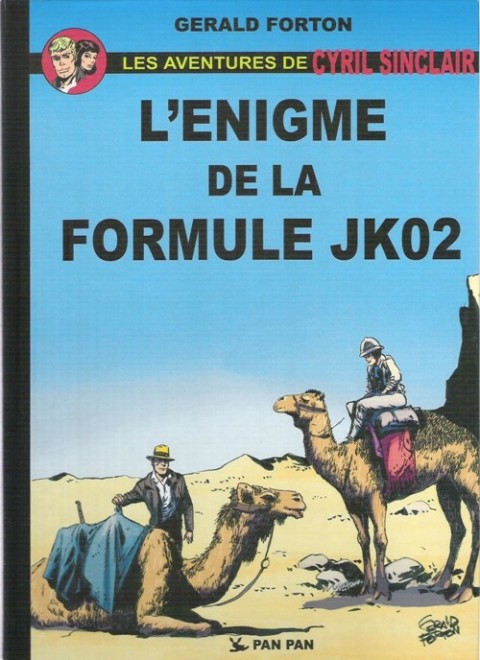 Couverture de l'album Les aventures de Cyril Sinclair L'énigme de la formule JK02