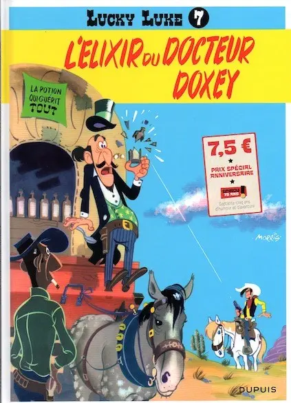 Couverture de l'album Lucky Luke Tome 7 L'Elixir du Docteur Doxey
