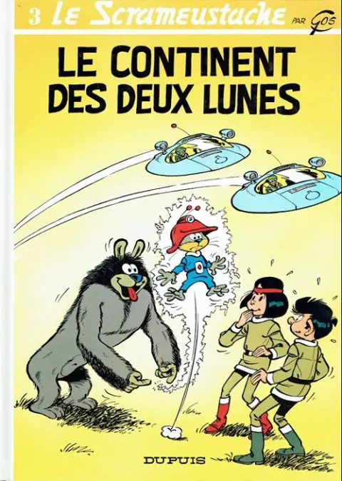 Couverture de l'album Le Scrameustache Tome 3 Le continent des deux lunes