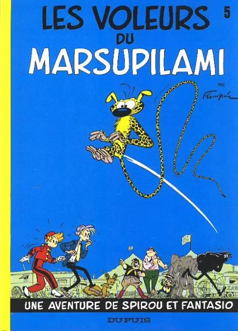 Couverture de l'album Spirou et Fantasio Tome 5 Les voleurs du Marsupilami