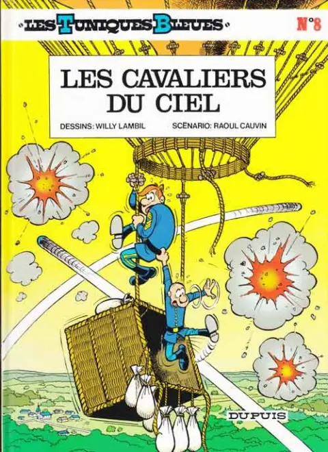 Couverture de l'album Les Tuniques Bleues Tome 8 Les cavaliers du ciel