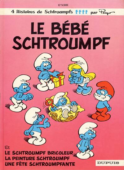 Couverture de l'album Les Schtroumpfs Tome 12 Le bébé schtroumpf