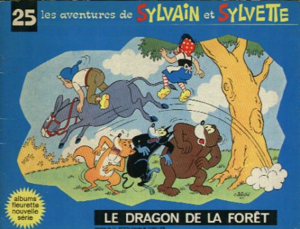 Couverture de l'album Sylvain et Sylvette Tome 25 Le dragon de la forêt