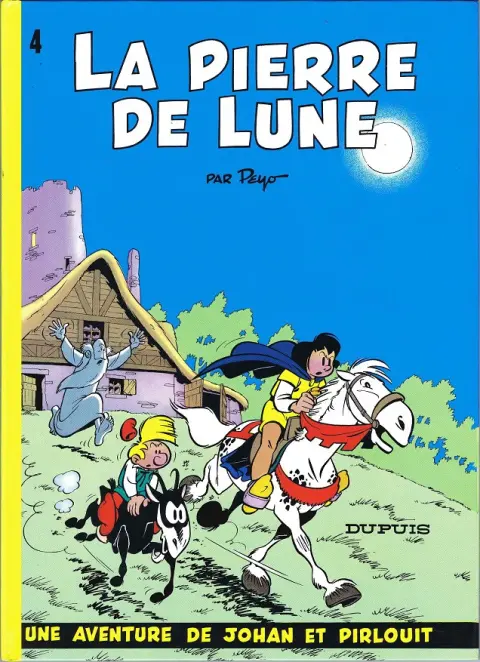 Couverture de l'album Johan et Pirlouit Tome 4 La pierre de Lune