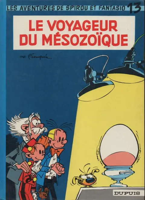 Couverture de l'album Spirou et Fantasio Tome 13 Le Voyageur du mésozoïque