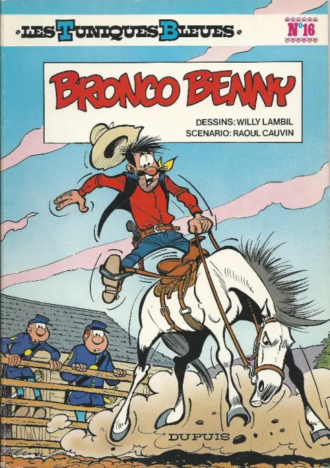 Couverture de l'album Les Tuniques Bleues Tome 16 Bronco Benny