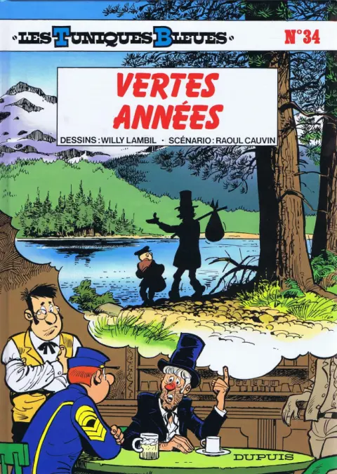 Couverture de l'album Les Tuniques Bleues Tome 34 Vertes années