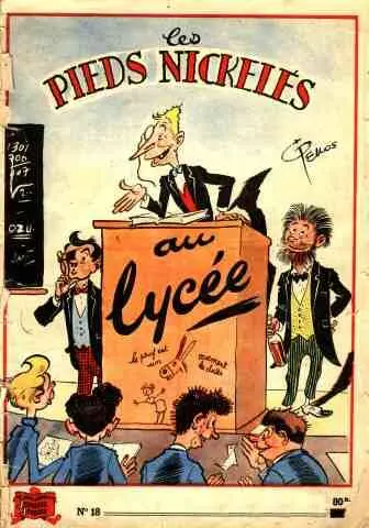 Couverture de l'album Les Pieds Nickelés Tome 18 Les Pieds Nickelés au lycée