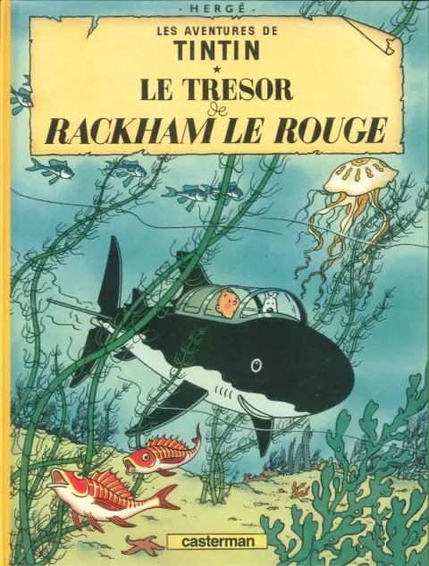 Couverture de l'album Tintin Tome 12 Le Trésor de Rackham le Rouge
