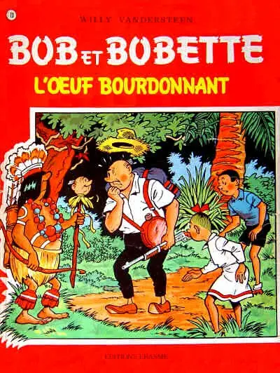 Couverture de l'album Bob et Bobette Tome 43 L'œuf bourdonnant