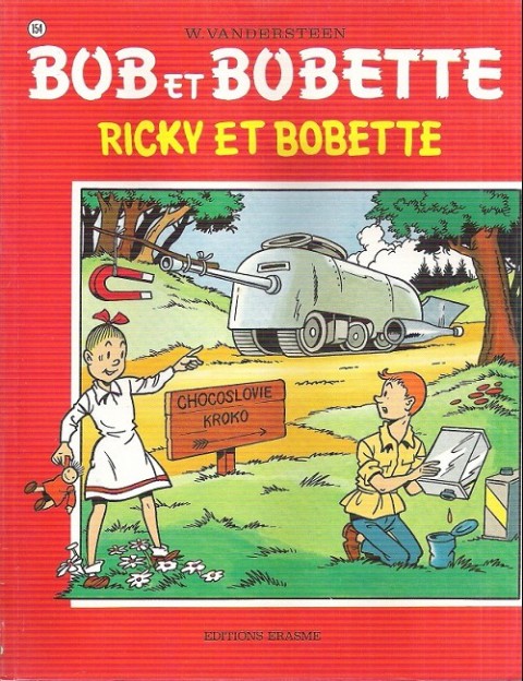 Couverture de l'album Bob et Bobette Tome 154 Ricky et bobette
