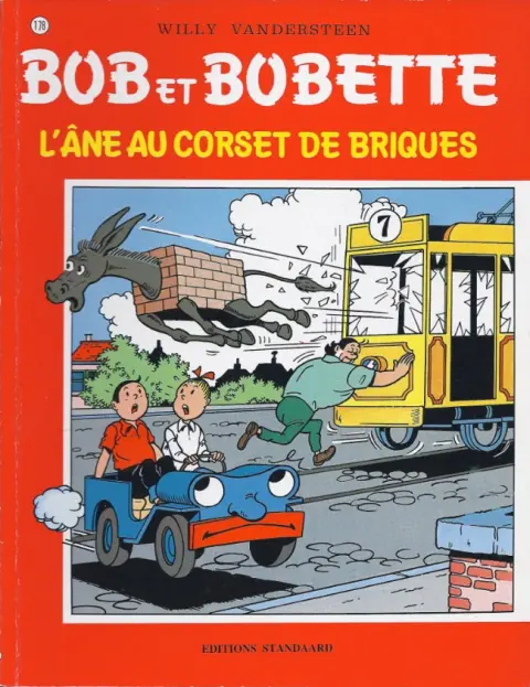 Couverture de l'album Bob et Bobette Tome 178 L'âne au corset de briques